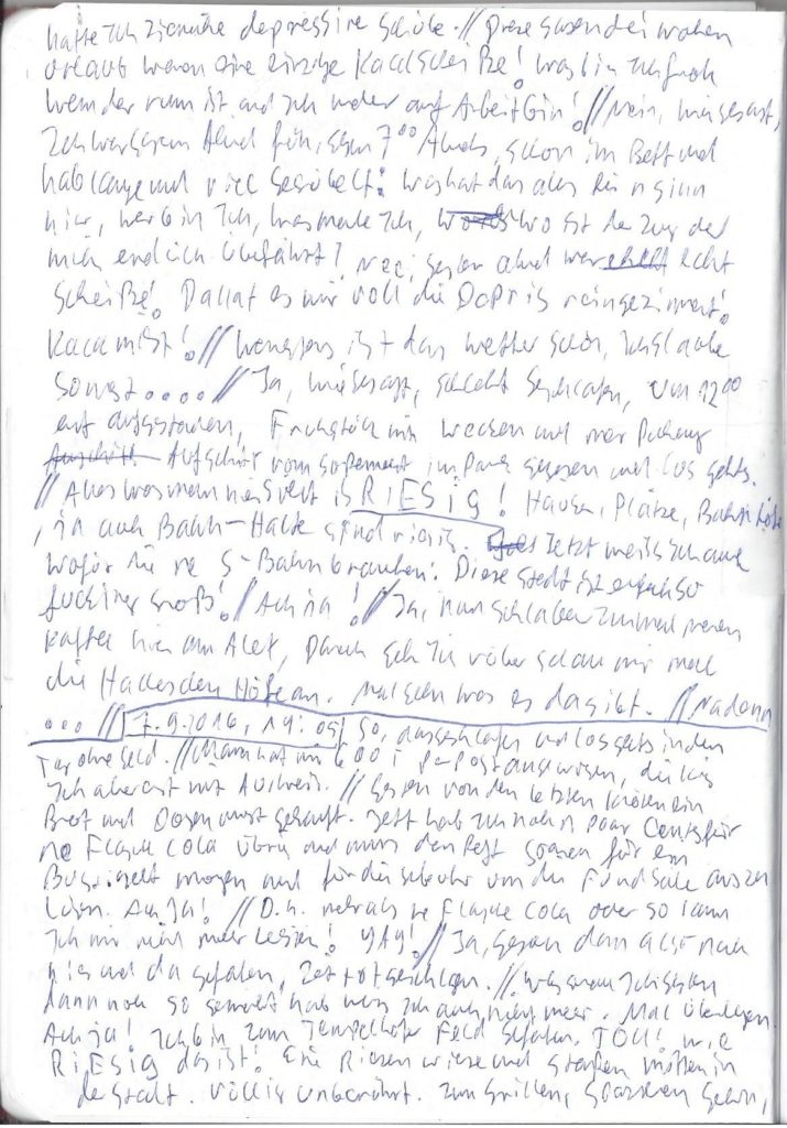 Tagebuch 3